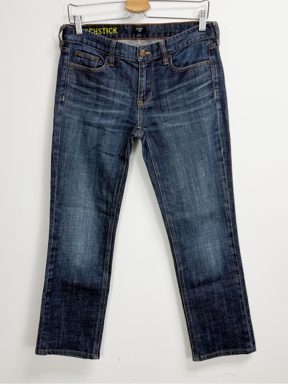 J Crew Jeans Womens 12 Dark Wash Matchstick Straight Leg